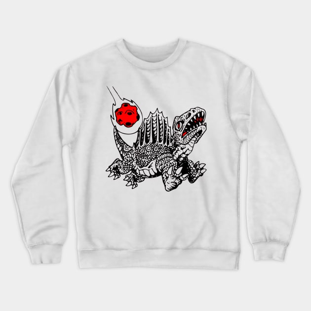 Dimetrodon Panic Crewneck Sweatshirt by SimonFagio